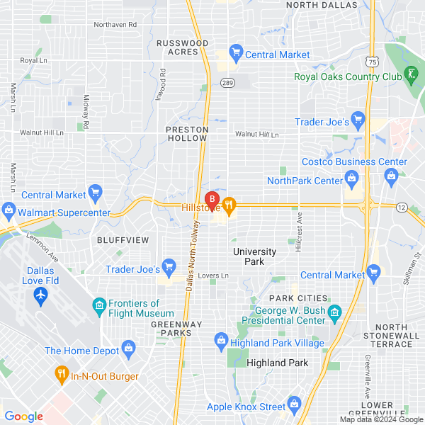 Towing Service & Roadside Assistance location map: 8300 Douglas Ave Suite 800, Dallas, TX