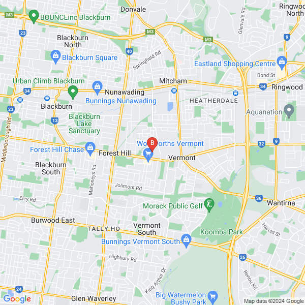 Cool Freeze Cooling And Electrical location map: 5 Azalea Street, VIC, Vermont